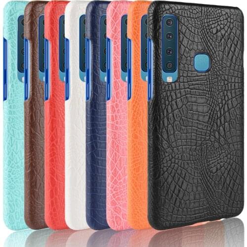 For Samsung Galaxy A9 2018 Case Luxury PU Leather Crocodile Skin Cover For Samsung A9 2018 A 9 A920F A920 SM-A920F Phone Case