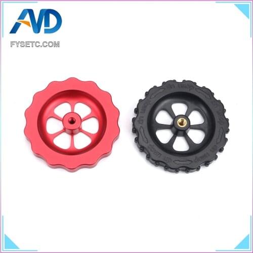 1pc Knob Leveler M4 thread 3D Printer Parts Big Hand Twist Leveling Nut Red All Metal For CR-10 3D Printer Parts