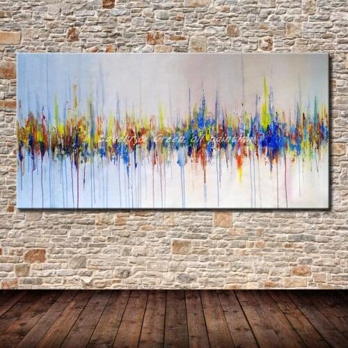 Hand Painted Poster Wall Art Oil Painting On Canvas Modern Abstract Paintings Wall Pictures For Living Room Wall Decor Best Gift