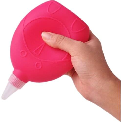 Cake Decorating Nozzles New Design Colorful Silicone Macaron Pen With 6 Nozzles Silicone Cream Pot