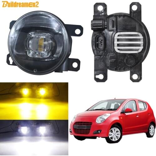 LED Fog Light Assembly For Suzuki Alto V GF Hatchback 2009-2015 Car Front Bumper Fog Lamp Daytime Running Light 30W 8000LM 12V
