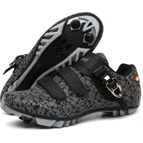 Cycling sneaker mtb spd cleat Non-slip Self-locking bike shoes Mens Road cycling footwear Mountain flat Bicycle sneakers