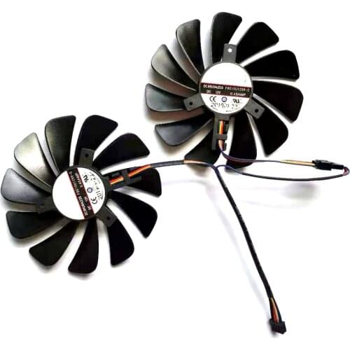New FDC10U12S9-C 2pcs/lot 95mm 4pin for XFX RX5700 XT 8GB graphics card fan