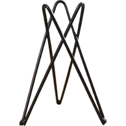 W3JE Air Plant Holder Metal Flower Pot Stand Geometric Iron Tillandsia Holder Art Display Home Garden Ornaments