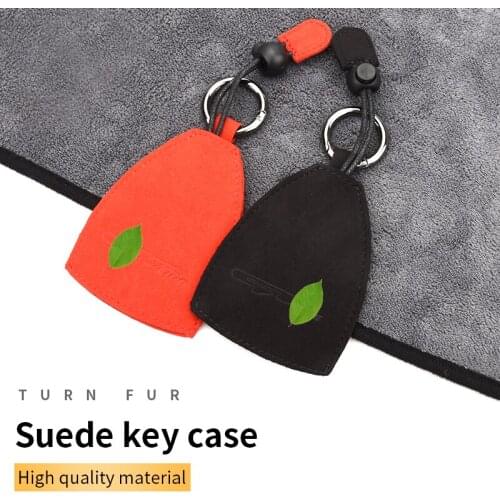 Suede Print GT Line Logo Key Case Key Cover for KIA Rio Soul Sportage Optima Ceed Sorento Cerato K2 K3 K4 K5 Forte Picanto