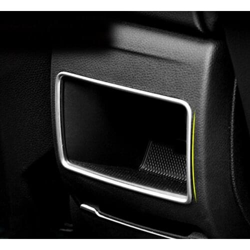 1pc For Benz GLA CLA class A B Rear air conditioning Air outlet Decorative frame Storage box Decorative strip sticker