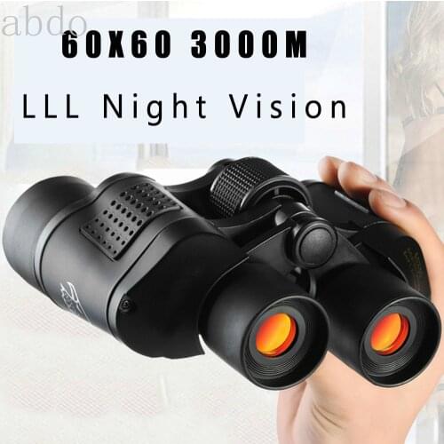 60x60 3000M HD Professional Hunting Binoculars Telescope Night Vision for Hiking Travel Field Work Forestry Fire Protection