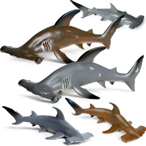 Hammerhead Shark Animals Model Action Figure Simulation Sea Life Animal Action Figures Collection PVC Lovely Toy Kids Gift