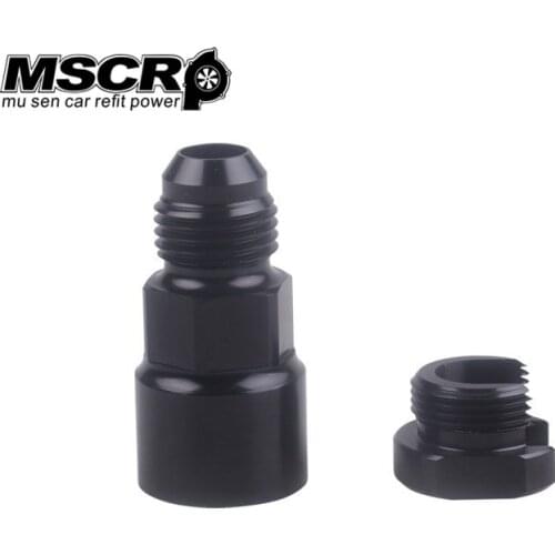 Aluminum LS1 Swap Fuel Rail Inlet Line Fitting Adaptor 3/8 Inch 6AN for LSX LS LS6 5.7 6.0 6.2 Car Accessories