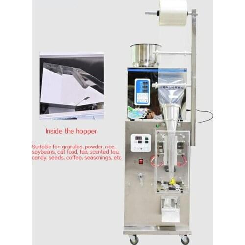 Automatic Packing Machine Weighing And Filling 3 Sides Sealing Back Sealing Machine For Granular Powder Tea Powder Cereals