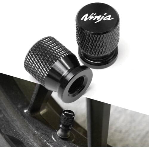 Motorcycle Wheel Tire Valve Caps Tyre Air Port Stem Plug Covers Accessories For KAWASAKI Ninja 650 H2R ZX14R ZX10R ZX6R Z1000SX