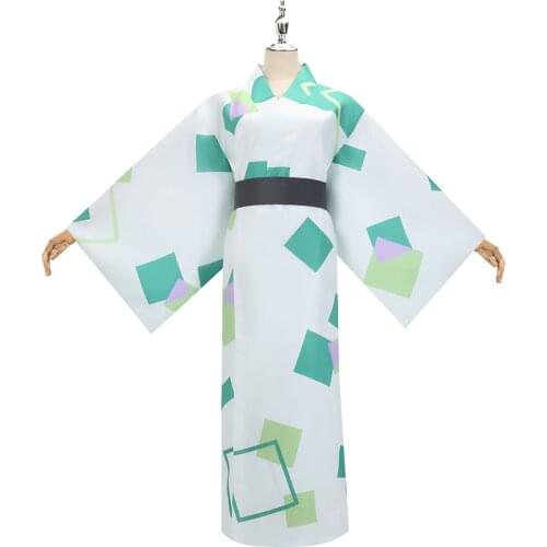 Anime Demon Slayer Kamado Tanjirou Cosplay Costume Kimono Girdle Daily Carnival Party Festival Uniform Brand New