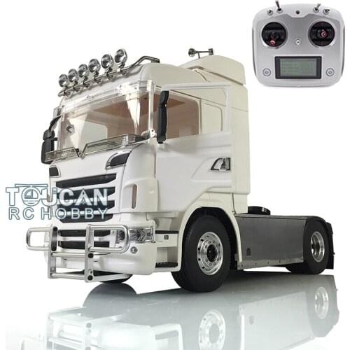 Lesu 1/14 4*4 Metal Sca Chassis Sound Hercul Rc Tractor Truck Radio Lights THZH1003-SMT3