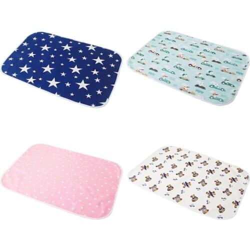 Reusable Baby Changing Mat Waterproof Breathable Diaper Mattress for Newborn Baby Pet Cotton Washable Changing Pads Mat
