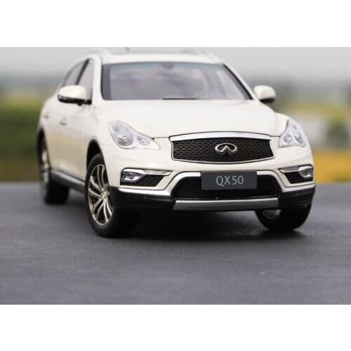 1/18 Metal alloy die-casting car model Original Infiniti QX50 SUV adult collection Toys for children Family display