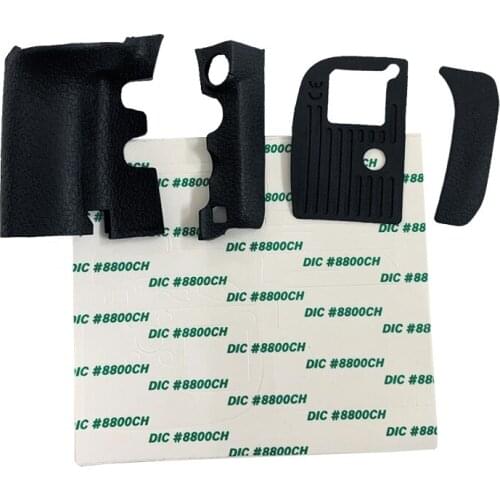 NEW For Nikon D800 D800E Body Rubber Cover Grip + Bottom + Rear Thumb + FX Side Rubber Camera Repair Spare Part Unit