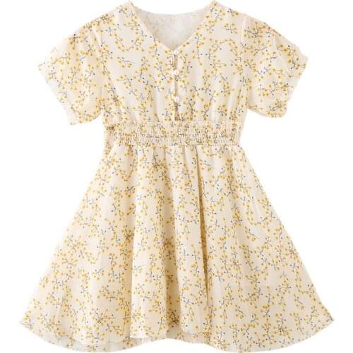 New Summer Girl Dress Ruffles Children Dress Candy Color Kids Dresses For Girls Fashion Girls Clothing