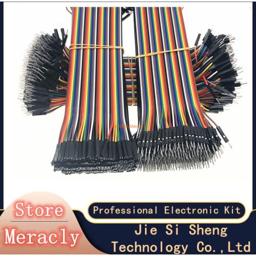 40-120pcs Dupont Line 10CM 40Pin Male to Male + Male to Female and Female to Female Jumper Wire Dupont Cable for Arduino DIY KIT