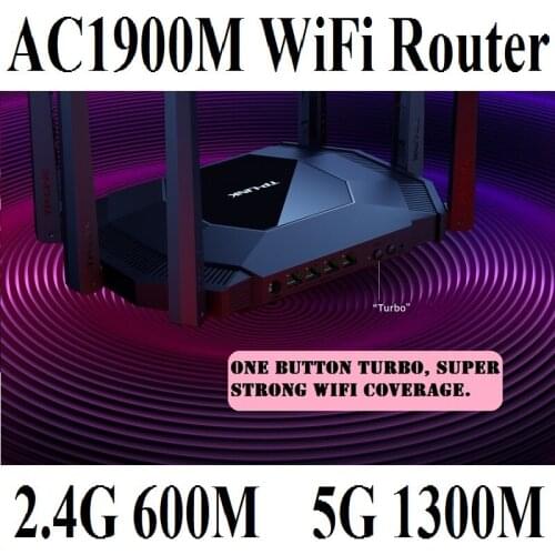 Chin-Firmware, 6* Antennas easy expand Mesh Wireless WiFi System with Turbo, 11AC 2.4G 600M / 5.0GHz 1300M Wireless WiFi Router