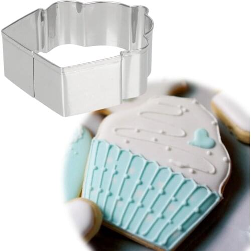 Stainless Steel Biscuit Cookie Cutter Cake Decorating Tool Cupcake Shape Cookie Mold Fondant Cake Chocolate Baking Mold
