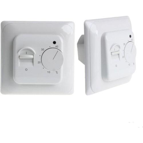 Manual Warm Floor Heating Wire Warmth Regulator Temperature Controller Instrument Sensor Floor Heating Electric Wall Thermostat