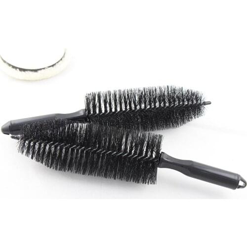 Universal Long Firm Hair Car Wheel Shell Tires Washing Brushes Cleaning Tool