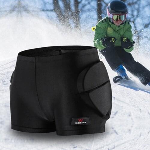 Skating Hips Protector Thick Padded Cushions Compression outdoor Skating Shorts Ski Snowboard Sports Protective Mat for BoyGirls