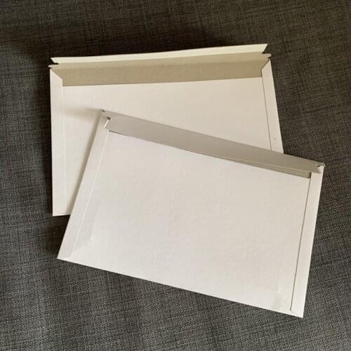 245x160mm Rigid Photo Card Mailers Stay Flat Envelopes Paperboard Document Cardboard Self Seal Mailjackets