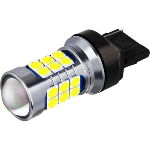 1PC New T20 7440 W21W WY21W Super Bright 3030 LED Car Tail Brake Bulb Turn Signal Auto Backup Reverse Lamp Daytime Running Light