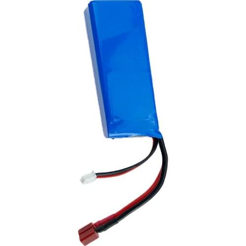 7.4V 3000MAH T Plug RC Lithium Battery Running 31min for WLtoys 1/12 124018 Rock Crawler Car Replacement Parts