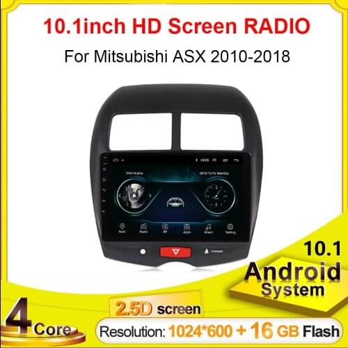 Android 9.1 2.5D car radio multimedia player For Mitsubishi ASX Peugeot 4008 Citroen C4 2010 -2018 stereo GPS navigation FM