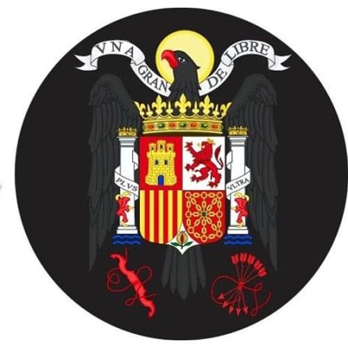 Car Accessories Spanish Coat of Arms Eagle Sticker Motorcycle Decal Car Sticker Anti-UV Waterproof Window Windshield Accessories
