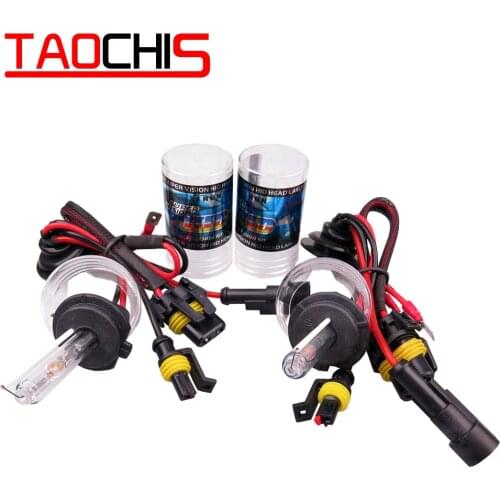 Taochis 12V 55W H7 Car HID Xenon Head light Bulbs 3000k 4300k 5000k 6000k 8000k 10000k 12000k Pink After Market Replacement lamp