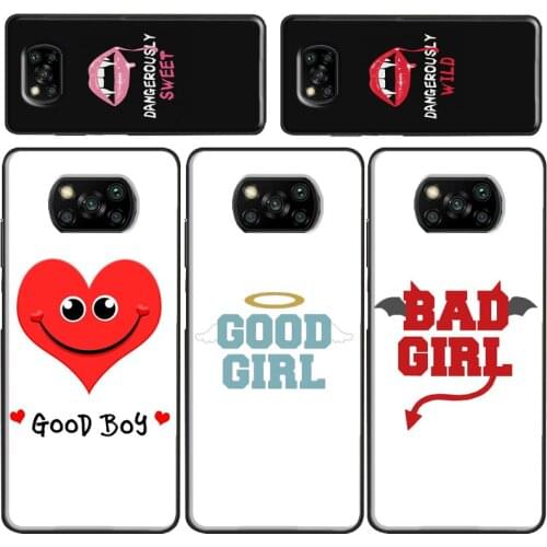 Good Bad Girl Best Friend Case For Xiaomi Redmi Note 9 7 8 Pro A 9C 8T 9S Mi Note 10 Lite Ultra 9T POCO X3 F2 Pro