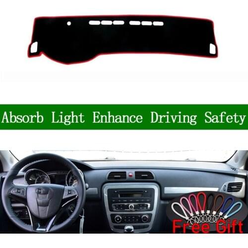 For JAC T6 T8 2016 2017 2018 Dashboard Cover Sun Shade Non-slip Dash Mat Pad Carpet Car Stickers Interior Accessories