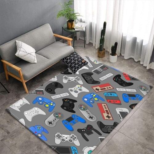 PSP Gamepad Carpet Gamepad Non-slip Area Rugs Floor Door Mat Play Game Mat Kids Teenger Living Room Bedroom Decor
