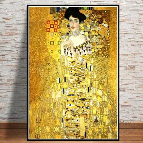 Gustav Klimt (Gustav Klimt) Golden Tears and Kisses Diamond Painting Cartoon Wall Art Mosaic Picture Cross Stitch Home Decor