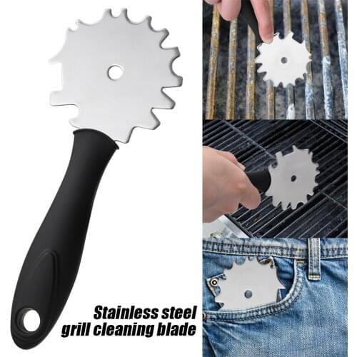 Barbecue Cleaning Tool Portable Stainless Steel BBQ Brush for Cleaning Metal Grilling Smoker Oven Racks BBQ Accessories #616