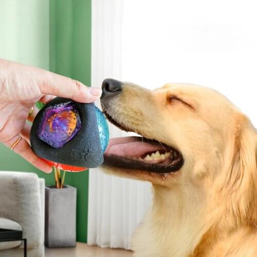 Interactive Light Up Balls Ball Dog Toy Ball Puppy LED Light Ball Bounce-Activated Sound Make Pet Dog Puppy Play Interactive Toy