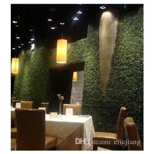 20pcs/lot 60 X 40 cm Artificial Grass plastic boxwood mat topiary tree Milan Grass for garden Store wedding decoration