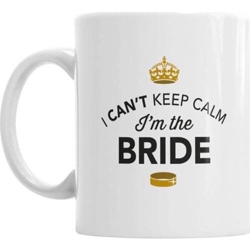 Coffee cup bridal gift, can not keep calm, high-grade ceramic cup wedding souvenirs