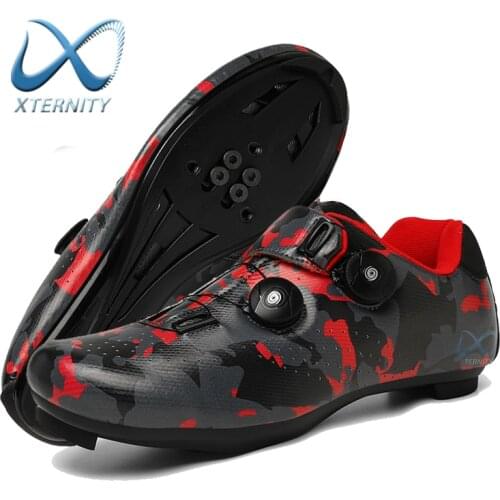 New Cycling MTB Shoes Men Road Cleat Bike Speed Flat Sneaker Racing Self-locking Bicycle Shoes Outdoor Sports Cycling Sneakers