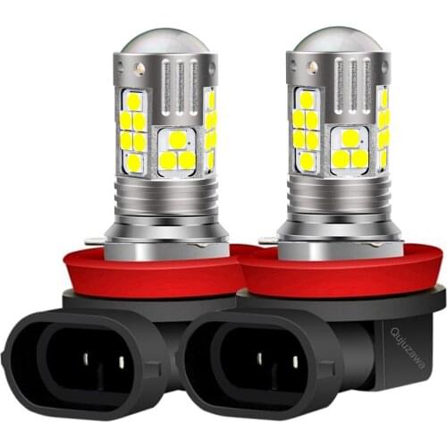 2Pcs H11 H8 P13W 9006 HB4 9005 HB3 High Quality 3030 LED Auto Fog Lamp High Power Car Anti Fog Light Bulb Foglamps 6000K White