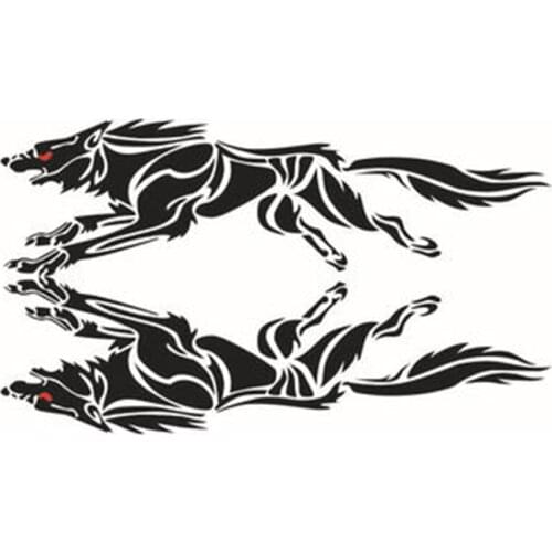 Wolf Totem Modified Car Sticker Wolf Car Lahua Sticker Wolf Road Car Reflective Car Sticker