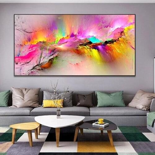 Printed Oil Painting Dropshipping Canvas Prints For Living Room Wall No Frame Modern Decorative Pictures Abstract Art Painting