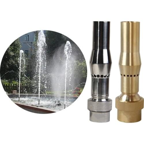 DN15-1/2" DN20- 3/4" DN25- 1" Copper Brass Manifold Air Added Bubbling Floating Fountain Nozzles