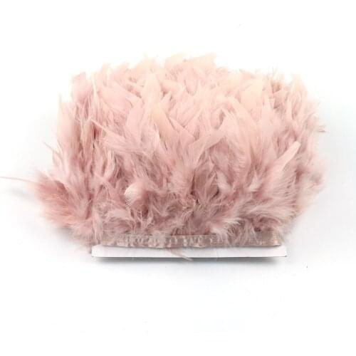 Wholesale Fluffy Real Turkey Feather Trim Plumes Fringe Length 10-15 CM/4-6 inches Wedding Dress Cosplay Decoration Accessory