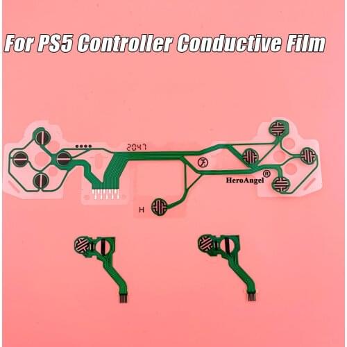 Original new For PS5 Controller Conductive Film Keypad Buttons Flex Cable PCB Circuit Board Ribbon Cable for PS5