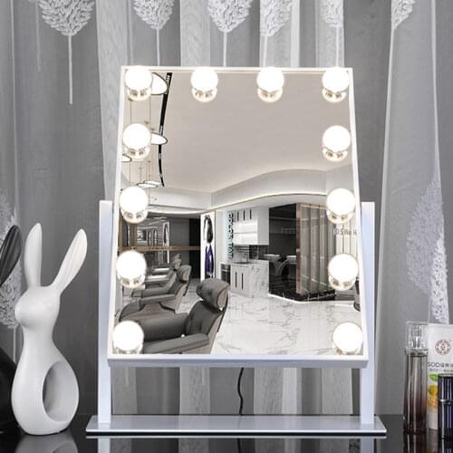 THE MIRROR,Tabletop led make up mirror with lights,SKIN CARE TOOL,Magnifying mirror x20with light,pocketmirror,Christmas Gift