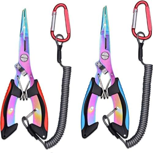 Fishing Gripper Fishing Plier Line Lure Cutter Hook Remover Stainless Steel Fish Scissor